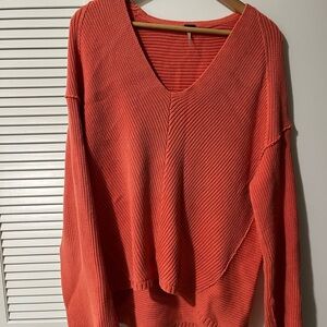 Free People Women's Small Coral Sweater